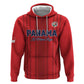 Custom Panama Football 2026 Zip Hoodie La Marea Roja Rising