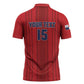 Custom Panama Football 2026 Zipper Polo Shirt La Marea Roja Rising