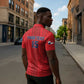 Custom Panama Football 2026 Zipper Polo Shirt La Marea Roja Rising