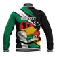 Personalised Afro Nigeria Juneteenth Baseball Jacket Freedom Day