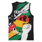 Personalised Afro Nigeria Juneteenth Basketball Jersey Freedom Day - African Pride