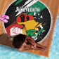 Afro Nigeria Juneteenth Beach Blanket Freedom Day