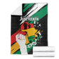 Afro Nigeria Juneteenth Blanket Freedom Day