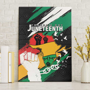 Afro Nigeria Juneteenth Canvas Wall Art Freedom Day