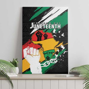 Afro Nigeria Juneteenth Canvas Wall Art Freedom Day