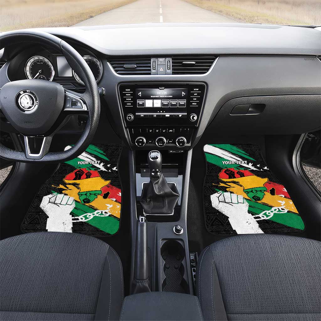 Afro Nigeria Juneteenth Car Mats Freedom Day