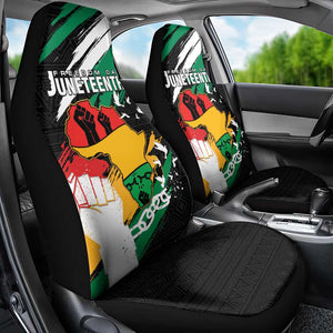 Afro Nigeria Juneteenth Car Seat Cover Freedom Day