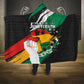 Afro Nigeria Juneteenth Hooded Blanket Freedom Day
