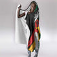 Afro Nigeria Juneteenth Hooded Blanket Freedom Day