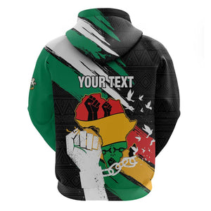 Personalised Afro Nigeria Juneteenth Hoodie Freedom Day