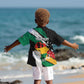 Personalised Afro Nigeria Juneteenth Kid Hawaiian Shirt Freedom Day