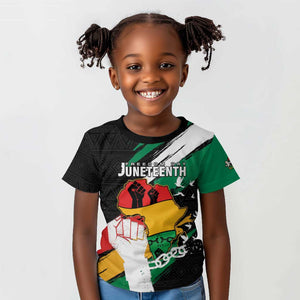 Personalised Afro Nigeria Juneteenth Kid T shirt Freedom Day