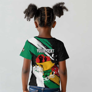 Personalised Afro Nigeria Juneteenth Kid T shirt Freedom Day