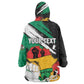 Personalised Afro Nigeria Juneteenth Kid Wearable Blanket Hoodie Freedom Day