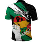 Personalised Afro Nigeria Juneteenth Polo Shirt Freedom Day