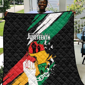 Afro Nigeria Juneteenth Quilt Freedom Day
