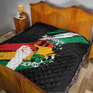 Afro Nigeria Juneteenth Quilt Freedom Day