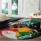 Afro Nigeria Juneteenth Round Carpet Freedom Day
