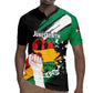 Personalised Afro Nigeria Juneteenth Rugby Jersey Freedom Day