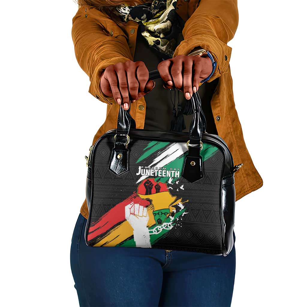 Afro Nigeria Juneteenth Shoulder Handbag Freedom Day