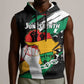 Personalised Afro Nigeria Juneteenth Sleeveless Hoodie Freedom Day - African Pride