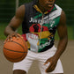 Personalised Afro Nigeria Juneteenth Sleeveless Zip Hoodie Freedom Day - African Pride