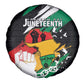 Afro Nigeria Juneteenth Spare Tire Cover Freedom Day
