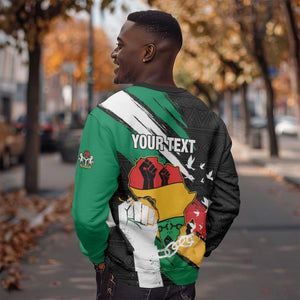 Personalised Afro Nigeria Juneteenth Sweatshirt Freedom Day