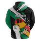 Personalised Afro Nigeria Juneteenth Zip Hoodie Freedom Day