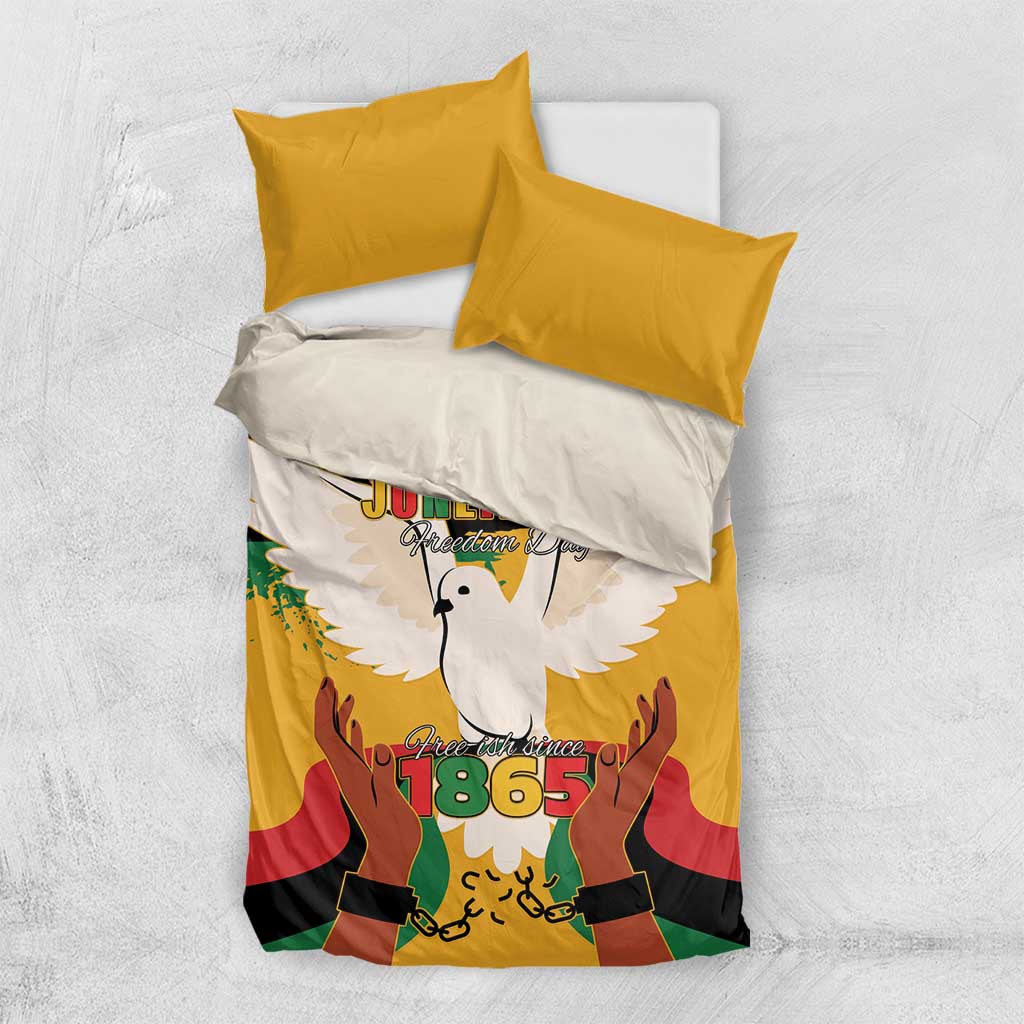 African American Juneteenth 1865 Bedding Set Black Freedom