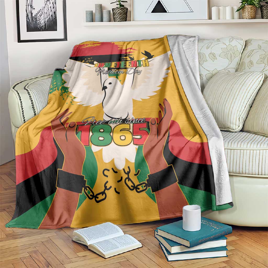 African American Juneteenth 1865 Blanket Black Freedom