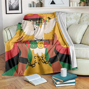African American Juneteenth 1865 Blanket Black Freedom