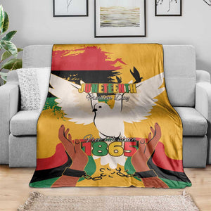African American Juneteenth 1865 Blanket Black Freedom