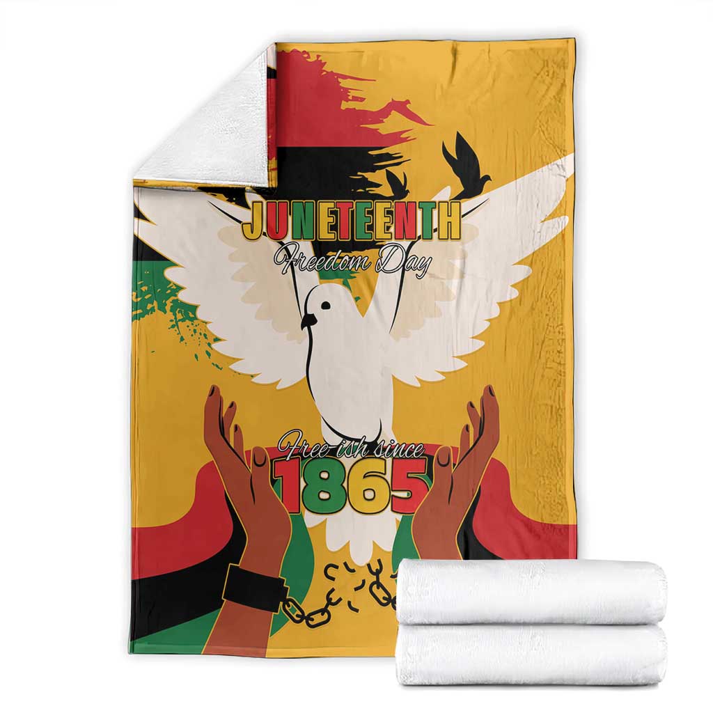 African American Juneteenth 1865 Blanket Black Freedom