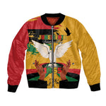 African American Juneteenth 1865 Bomber Jacket Black Freedom
