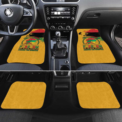 African American Juneteenth 1865 Car Mats Black Freedom