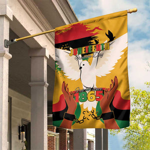 African American Juneteenth 1865 Garden Flag Black Freedom