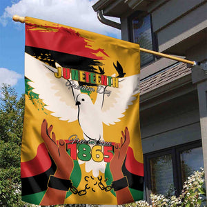 African American Juneteenth 1865 Garden Flag Black Freedom