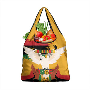 African American Juneteenth 1865 Grocery Bag Black Freedom