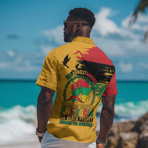 African American Juneteenth 1865 Hawaiian Shirt Black Freedom