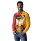 African American Juneteenth 1865 Long Sleeve Polo Shirt Black Freedom
