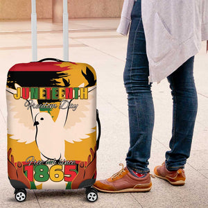 African American Juneteenth 1865 Luggage Cover Black Freedom