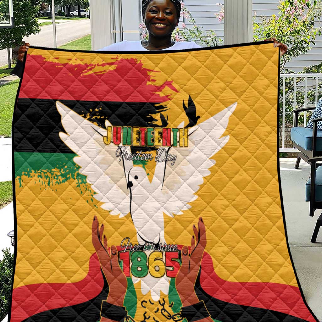 African American Juneteenth 1865 Quilt Black Freedom
