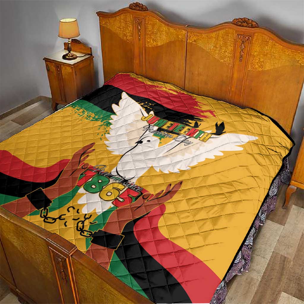 African American Juneteenth 1865 Quilt Black Freedom