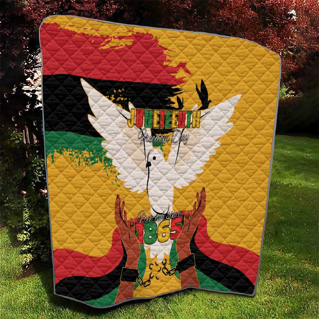 African American Juneteenth 1865 Quilt Black Freedom