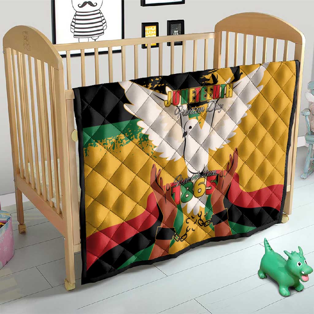 African American Juneteenth 1865 Quilt Black Freedom