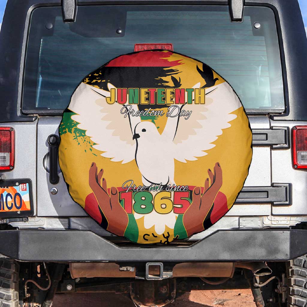 African American Juneteenth 1865 Spare Tire Cover Black Freedom