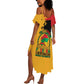 African American Juneteenth 1865 Summer Maxi Dress Black Freedom