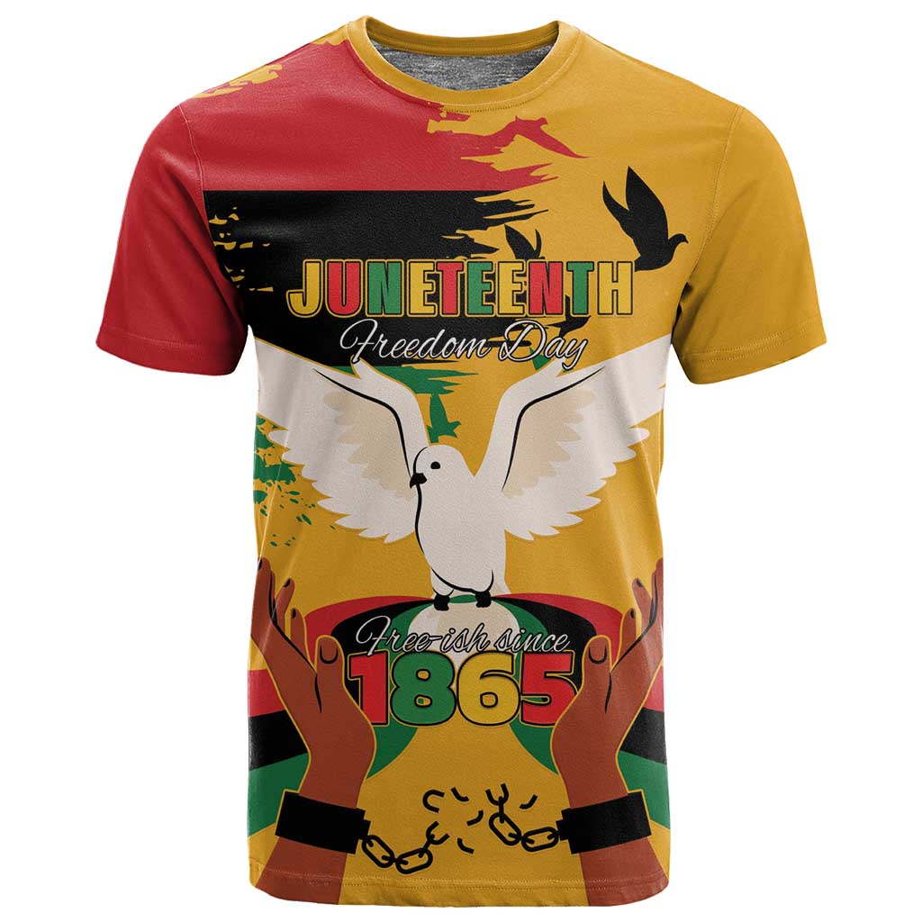 African American Juneteenth 1865 T shirt Black Freedom