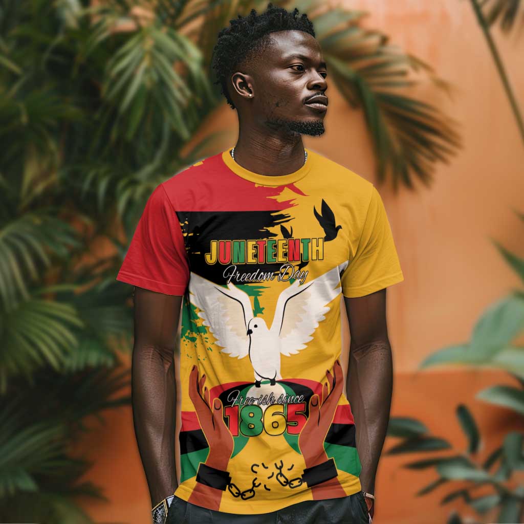 African American Juneteenth 1865 T shirt Black Freedom